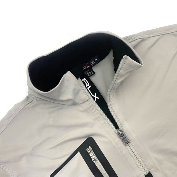 RLX Ralph Lauren Men’s Golf Stretch Jersey Quarter Zip Pullover Mockneck Size L - Picture 4 of 9